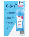 Invisible Solid Antiperspirant and Deodorant, Powder Fresh, 2.6 Oz., 5 Pk.