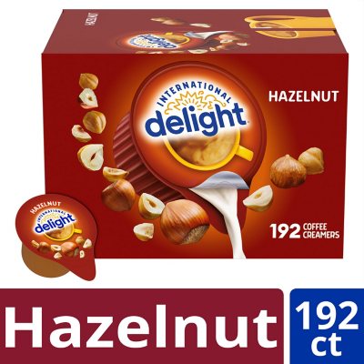 International Delight Hazelnut Coffee Creamer Singles, 192 Ct.