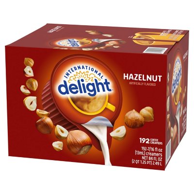 International Delight Hazelnut Coffee Creamer Singles, 192 Ct.