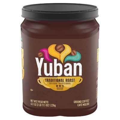 Yuban Traditional Medium Roast, Ground Coffee, 43.1 Oz.