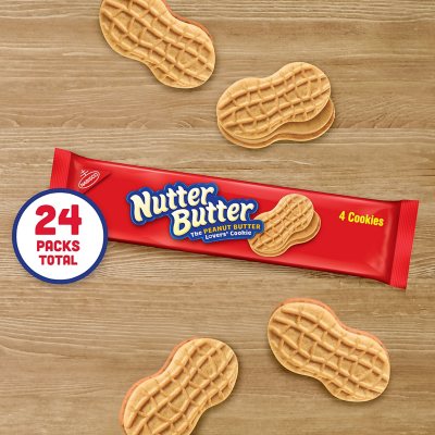 Nutter Butter Peanut Butter Sandwich Cookies, 1.9 Oz., 24 Pk.