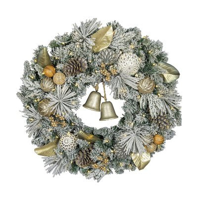 Christmas 32" Pre-Lit Decorated Wreath