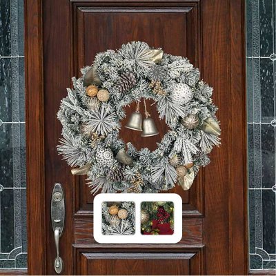 Christmas 32" Pre-Lit Decorated Wreath