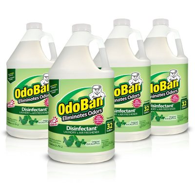 Odoban Odor Eliminator and Disinfectant Concentrate, 4 Pk., Choose Scent