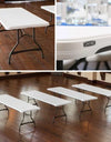 Lifetime 8' Commercial Grade Folding Table