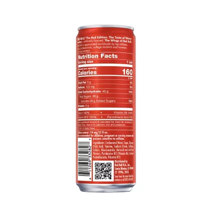 Red Bull Energy Drink, Watermelon 12 Fl. Oz., 24 Pk.