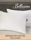 Bellissimo Premium Luxury Hotel Bed Pillow, 2 Pack, Assorted Sizes