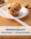 Member'S Mark White Plastic Knives, Heavyweight, 600 Ct.