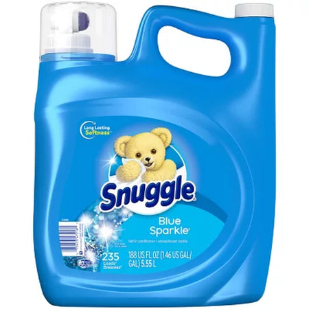 Snuggle Liquid Fabric Softener, Blue Sparkle 188 Fl. Oz., 235 Loads