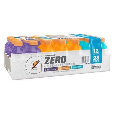 Gatorade Zero Sugar Thirst Quencher, Variety Pack 12 Fl. Oz., 28 Pk.