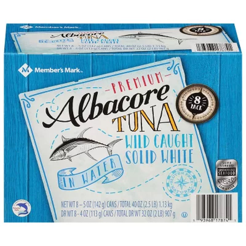 Member'S Mark Solid White Albacore Tuna 5 Oz., 8 Pk.