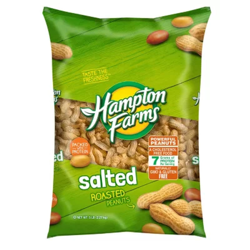 Hampton Farms Salted In-Shell Peanuts, 5 Lbs.