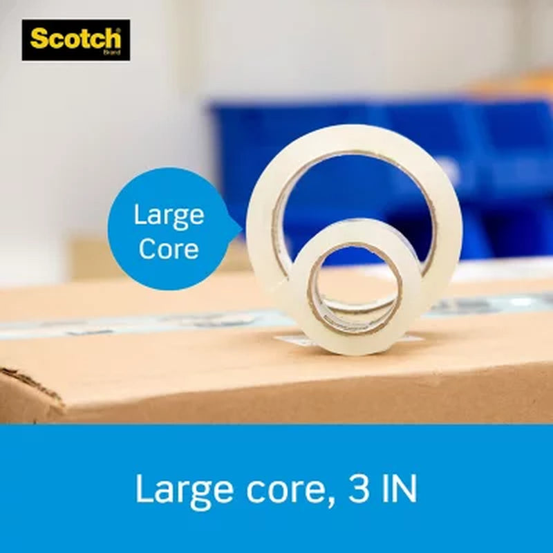 Scotch Heavy Duty Shipping Packaging Tape, 1.88" X 60.15 Yd, 6-Pack