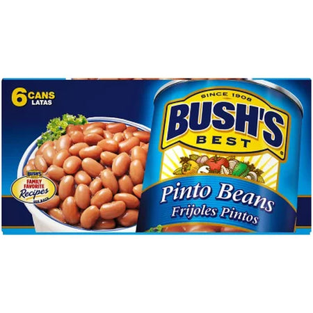 Bush'S Pinto Beans 16 Oz., 6 Pk.