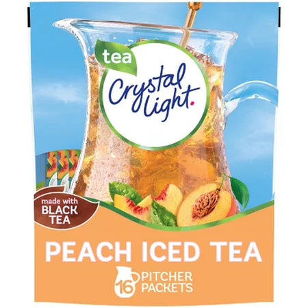 Crystal Light Peach Iced Tea Powdered Drink Mix 4.55 Oz.