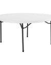 Lifetime 60" round Commercial Grade Nesting Folding Table, Choose Color
