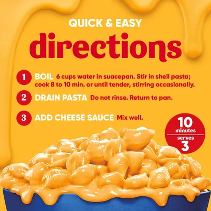 Velveeta Shells and Cheese Original Mac and Cheese Meal 12 Oz., 8 Ct.