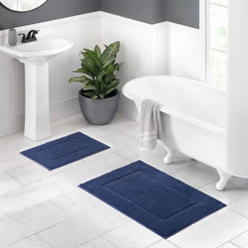 Member'S Mark 2-Piece 100% Cotton Bath Rug Set, Choose Color