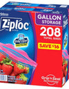 Ziploc Gallon Storage Bags, 208 Ct.