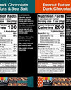 KIND Snack Bars Variety Pack, Dark Chocolate Nuts & Sea Salt and Peanut Butter Dark Chocolate 18 Ct.