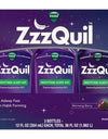 Zzzquil Nighttime Sleep-Aid Liquid, Warming Berry 12 Fl. Oz./Pk., 3 Pk.