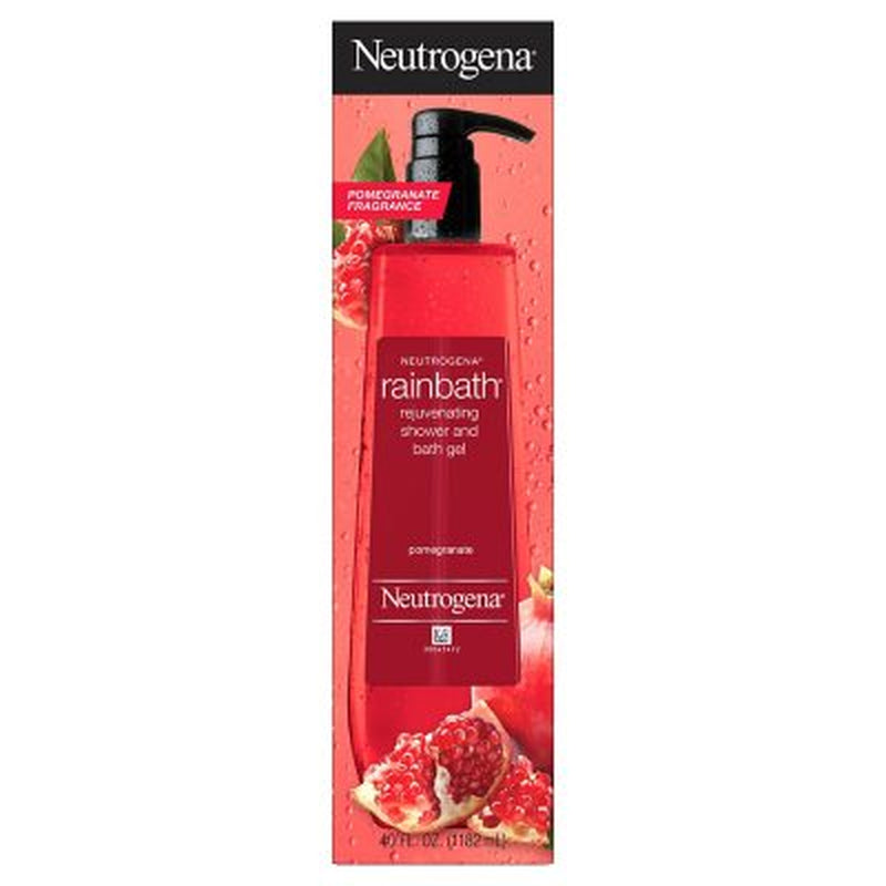 Neutrogena Rainbath Rejuvenating Shower and Bath Gel, Pomegranate, 40 Oz.