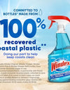 Windex Original Glass Cleaner, 1 Spray Bottle + 128 Fl. Oz. Refill