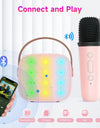 Karaoke Machine for Kids, Mini Portable Bluetooth Speaker with 2 Wireless Mics (CHOOSE)