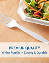 Member'S Mark White Plastic Forks, Heavyweight 600 Ct.