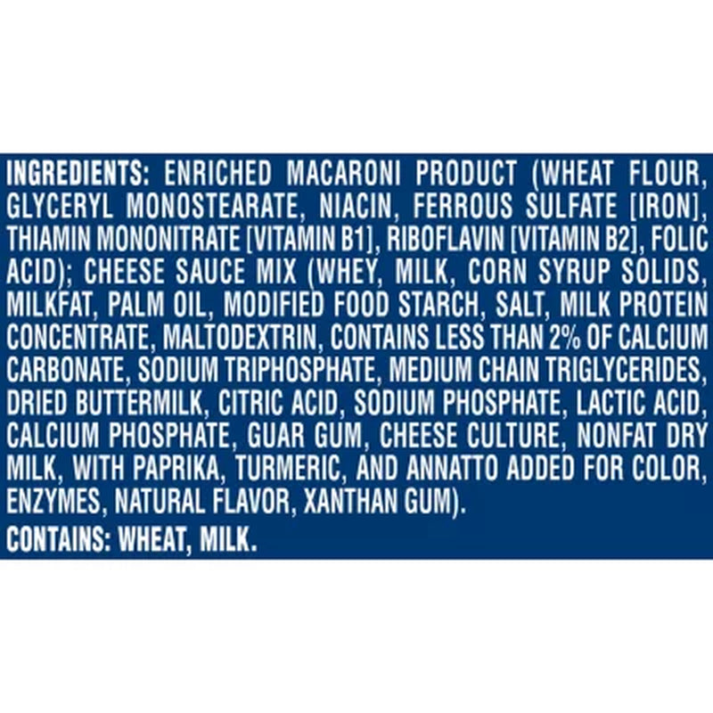 Kraft Easy Mac Original Flavor Single-Serve Pouches 18 Pk.