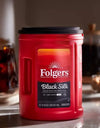 Folgers Dark Roast Ground Coffee, Black Silk, 40.3 Oz.