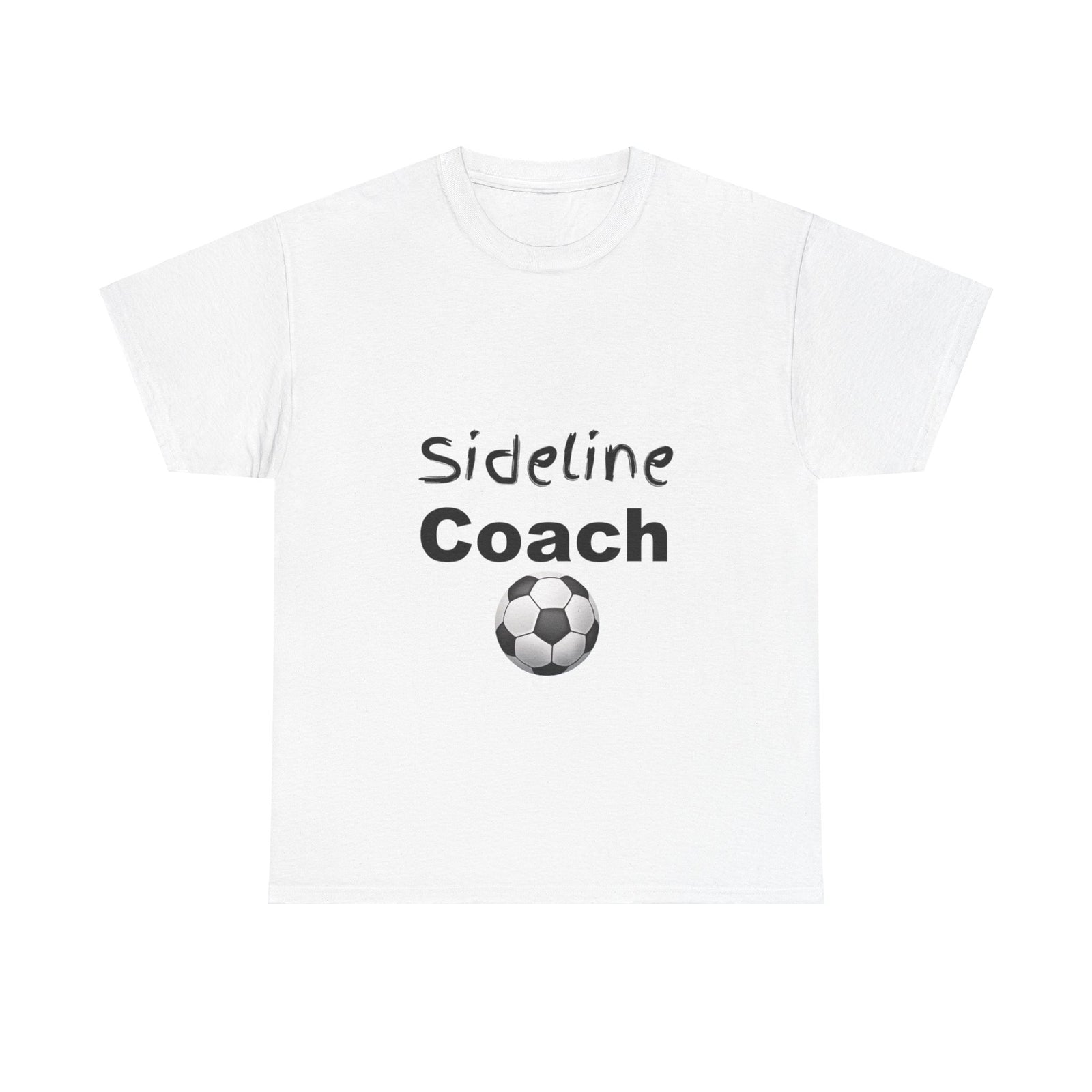 "Sideline Coach, I yell because I care"  Tee at Your Next Game! 🔥⚽️ #SidelineCheerleader