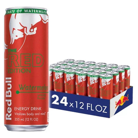 Red Bull Energy Drink, Watermelon 12 Fl. Oz., 24 Pk.