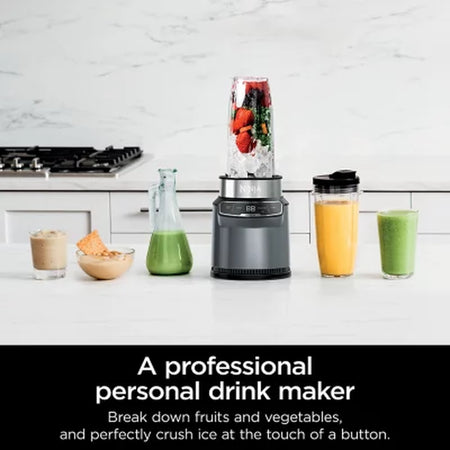 Ninja Nutri-Blender Pro with Auto-Iq, Personal Blender, CL401A