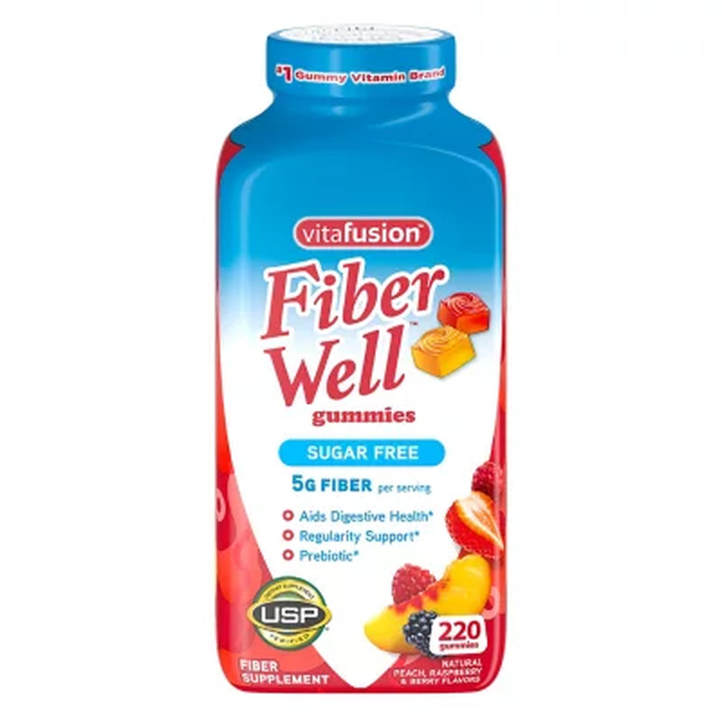 Vitafusion Fiber Well Gummies, 5G Fiber, 220 Ct.