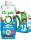 Orgain Organic Nutrition Vegan All-In-One Protein Plant Based RTD Shake, Smooth Chocolate 12 Ct.