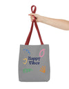 Happy Vibe Tote Bag (AOP) for any occasion