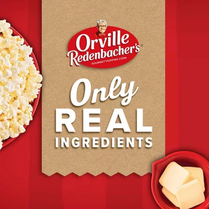 Orville Redenbacher'S Movie Butter Microwave Popcorn, Mini Bags, 1.5 Oz., 36 Pk.