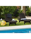 Keter 2-Pack All-Weather Grenada Chaise Loungers, Assorted Colors