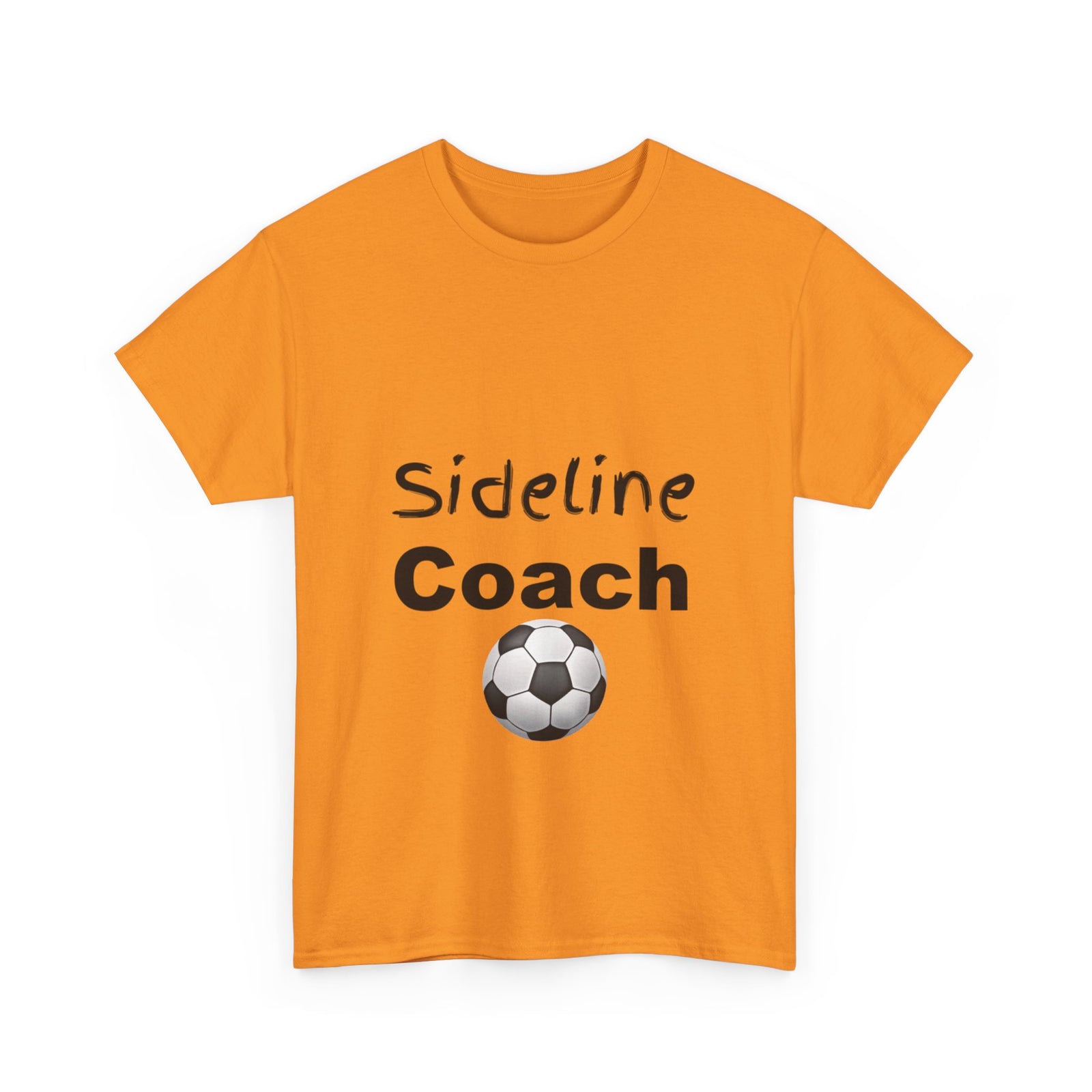 "Sideline Coach, I yell because I care"  Tee at Your Next Game! 🔥⚽️ #SidelineCheerleader