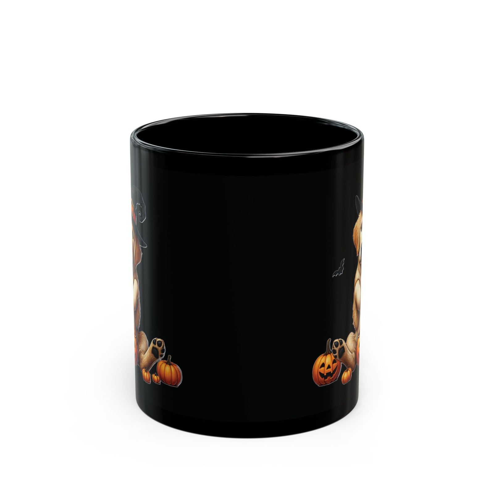 Adorable Witch Golden Retriever Halloween Mug – 11oz & 15oz Sizes Available!