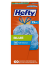 HEFTY Trash Bags, 13 Gallon, 60 Count (CHOOSE COLOR)