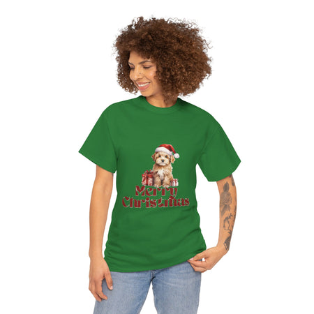 Christmas Shirt, Cute Golden Noodle Dog Christmas T-Shirt 🎄✨ Perfect Gift Idea! #festivevibes #merrychristmas