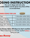 All Natural Supplement for Fleas, Ticks, and Mosquitos Prevention for Dogs and Cats, 100 Chewable Treat Tablets, Single