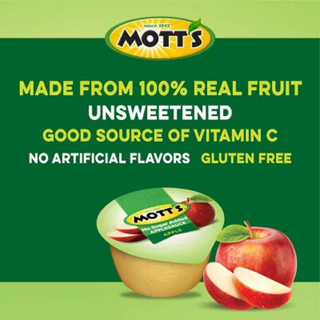 Mott'S Natural Applesauce, 36Ct.