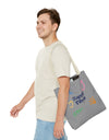Happy Vibe Tote Bag (AOP) for any occasion