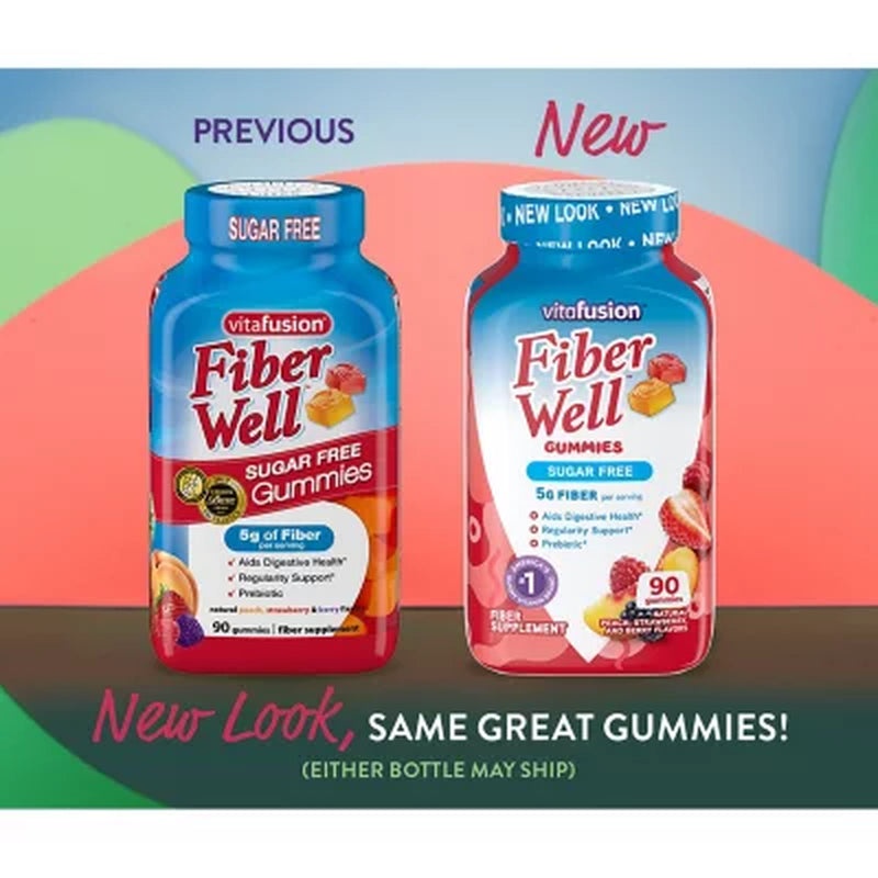 Vitafusion Fiber Well Gummies, 5G Fiber, 220 Ct.