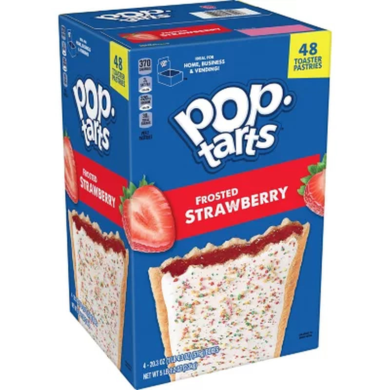 Pop-Tarts Frosted Strawberry, 48 Ct.