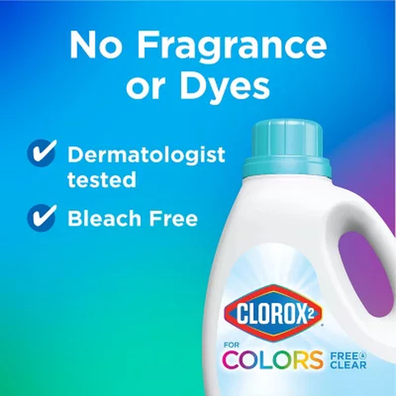 Clorox 2 for Colors Free & Clear Stain Remover, 90 Loads, 112 Fl. Oz.