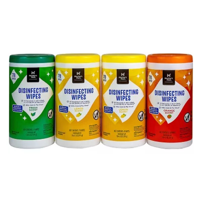 Member'S Mark Disinfecting Wipes, Variety Pack, 4 Pk., 312 Ct.